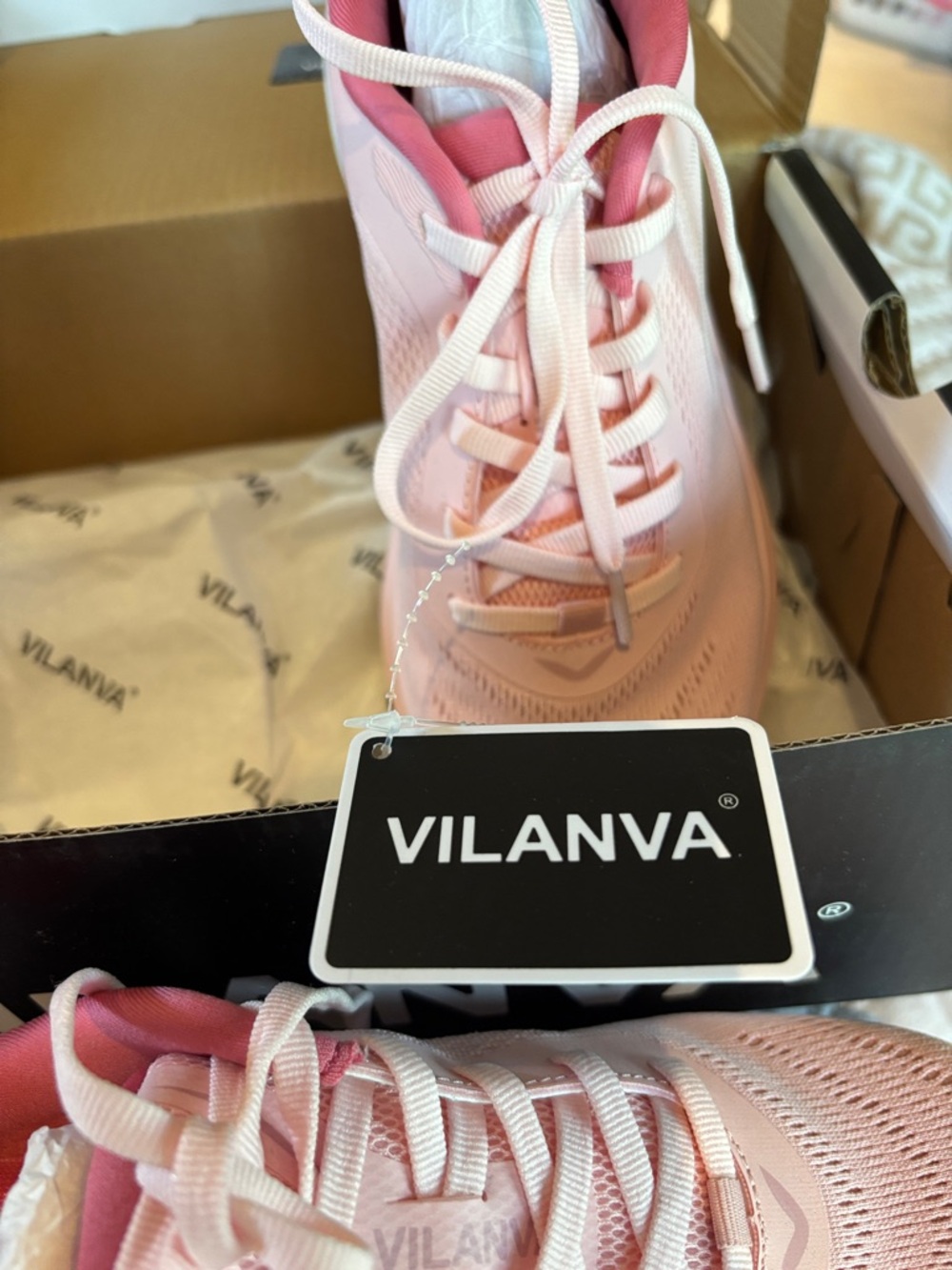 Vilanva Women's Pink Athletic Running Sneakers - Picture 6 of 7